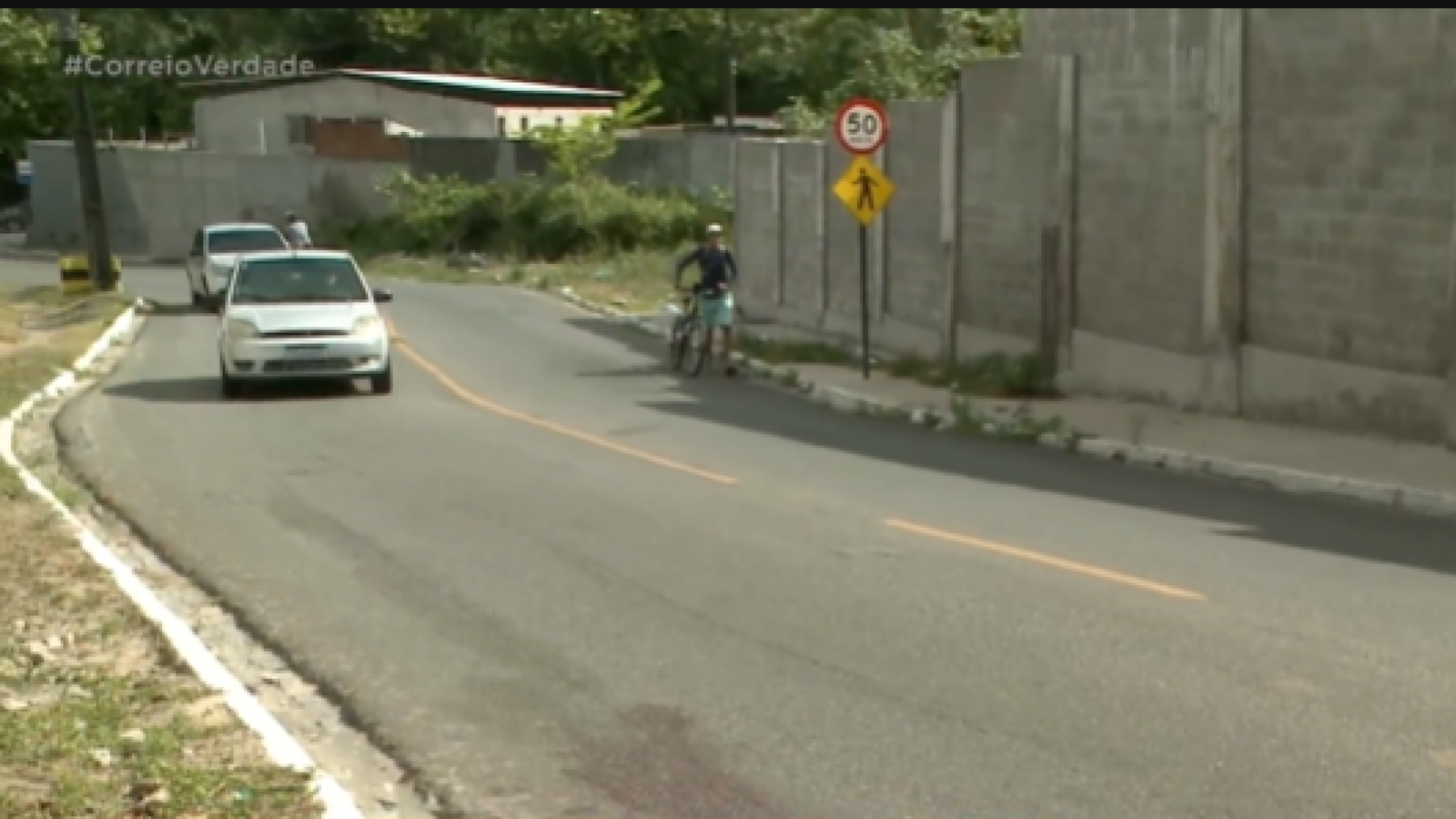 Rua no bairro Novo Geisel onde o adolescente foi encontrado baleado. (Foto: Reprodução/TV Correio)