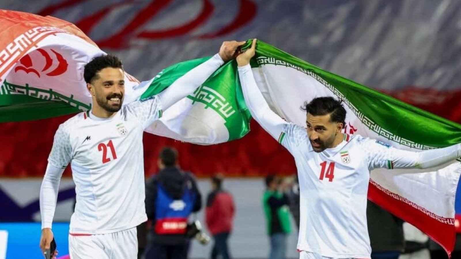 Jogadores da seleção iraniana - Foto: AFP