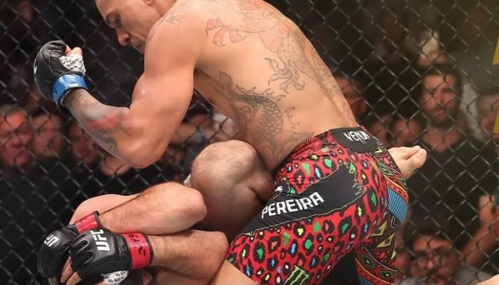 Poatan mostrou que não pretendia deixar o resultado nas mãos dos juízes - Foto: Instagram @u...