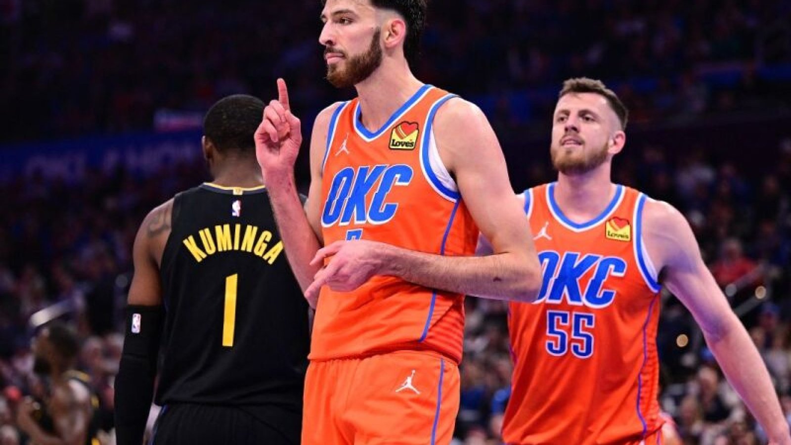 Chet Holmgren é jogador do time Oklahoma City Thunder, competidor da NBA - Foto: Joshua Gatele...