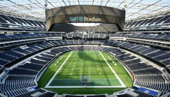 SoFi Stadium em Inglewood, California - Foto: FREDERIC J. BROWN / AFP
