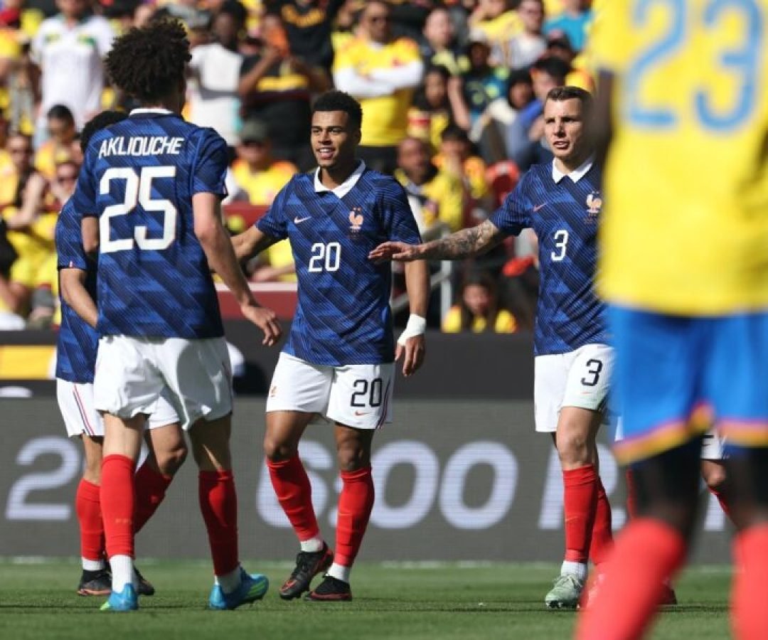 França venceu Colômbia e termina janela da data-fifa invicta  - Foto por FRANCK FIFE / AFP