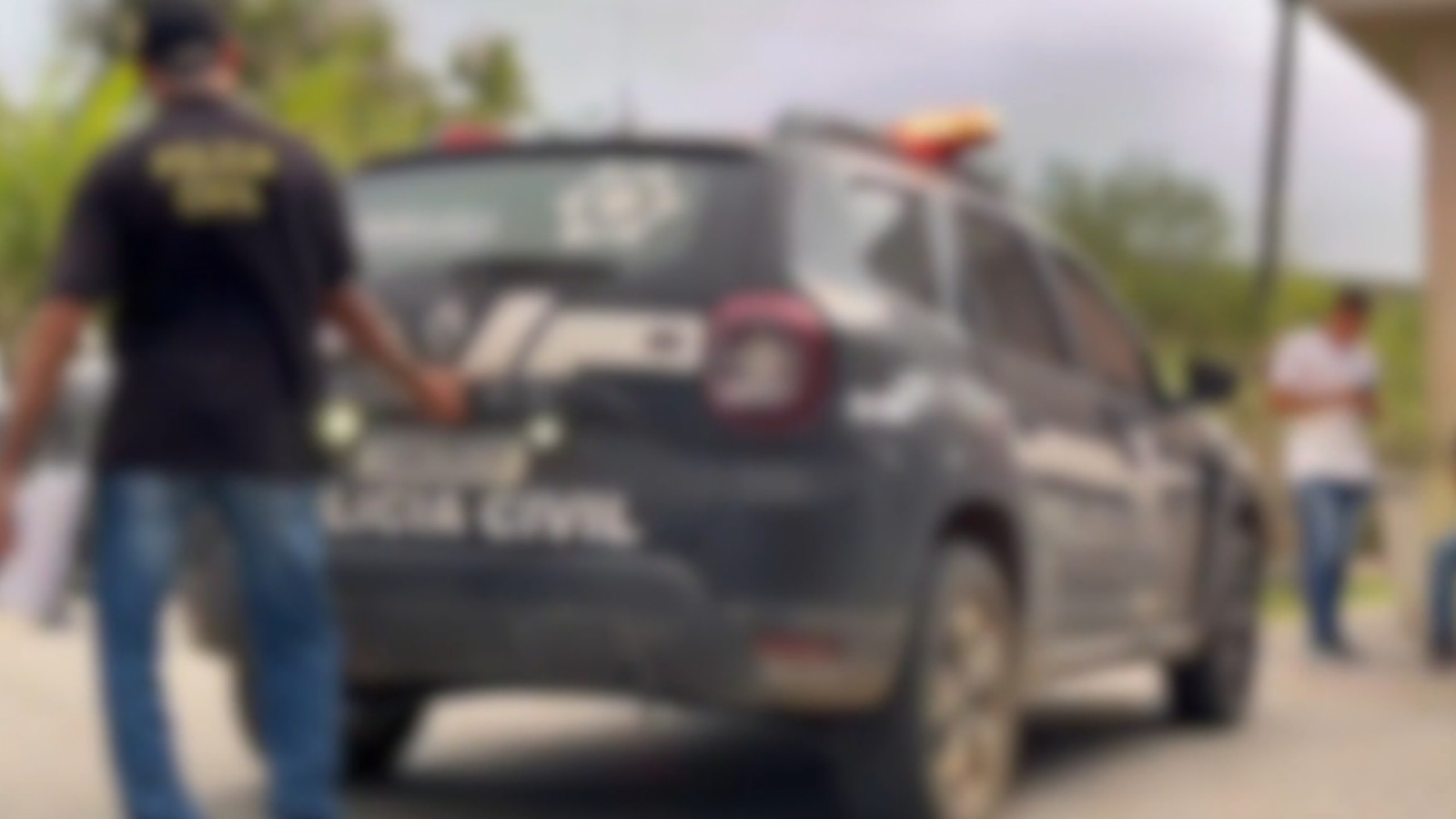 Imagens do momento da prisão - TV Jornal