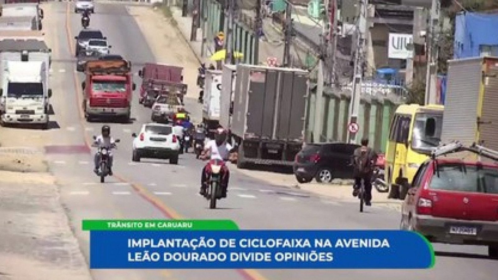 Ciclofaixa está em período de adaptação - TV Jornal