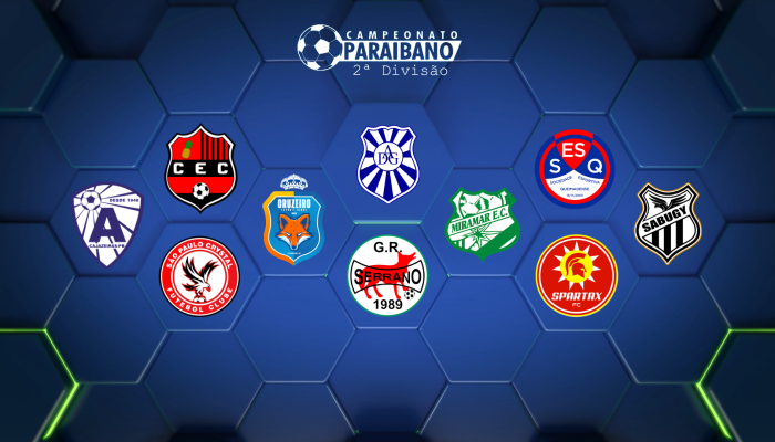 2ª divisão do Campeonato Paraibano 2025. (Arte: Cisco Nobre/Jornal da Paraíba))