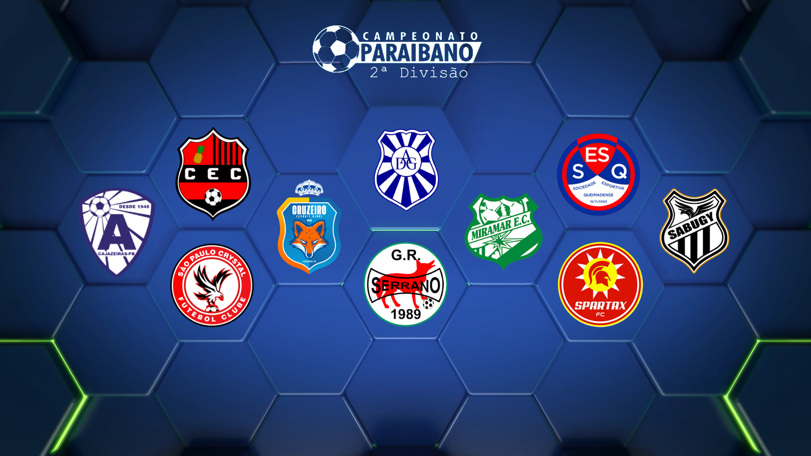 2ª divisão do Campeonato Paraibano 2025. (Arte: Cisco Nobre/Jornal da Paraíba))