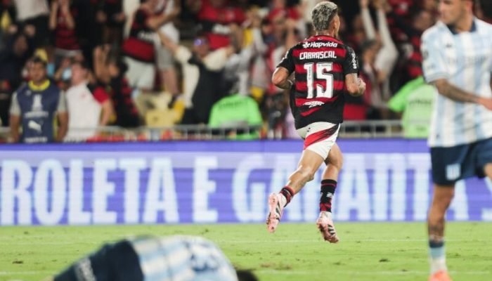 Carrascal marcou o gol da vitória do Flamengo - Foto: Gilvan de Souza/Flamengo