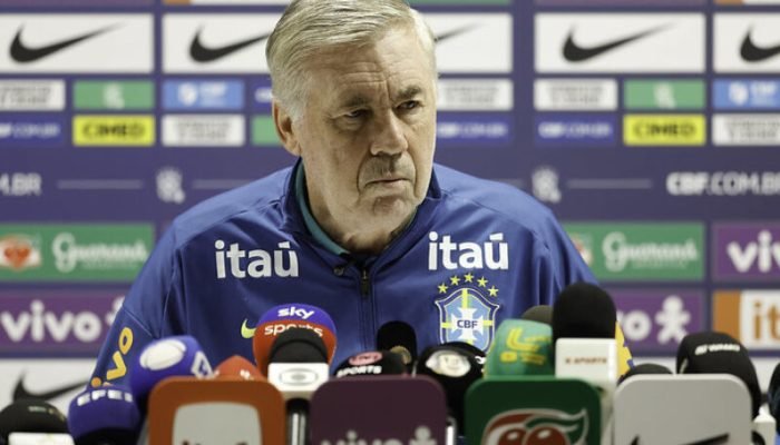 Carlo Ancelotti, técnico da Seleção Brasileira  - Foto: @rafaelribeirorio / CBF