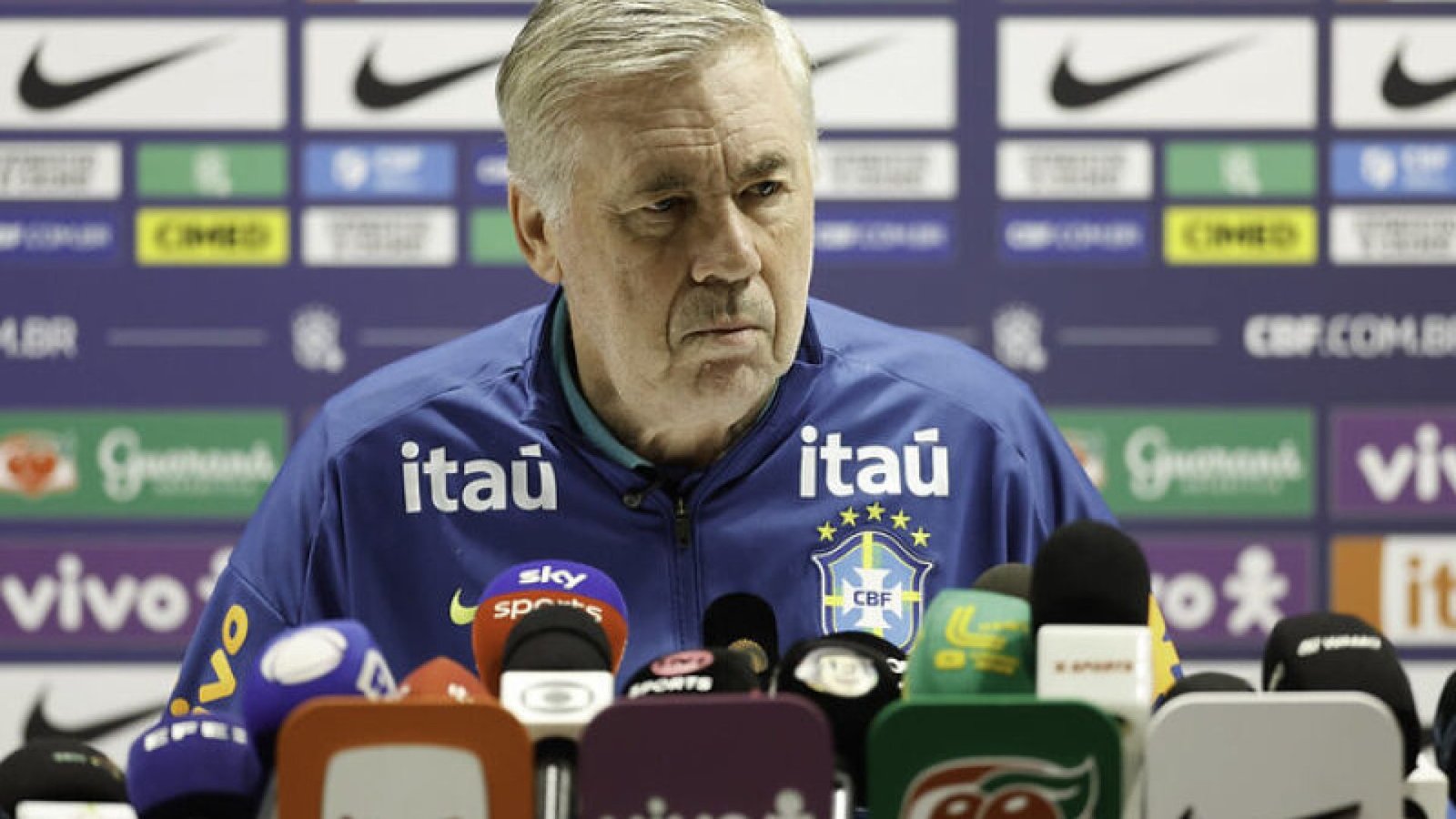Carlo Ancelotti, técnico da Seleção Brasileira  - Foto: @rafaelribeirorio / CBF