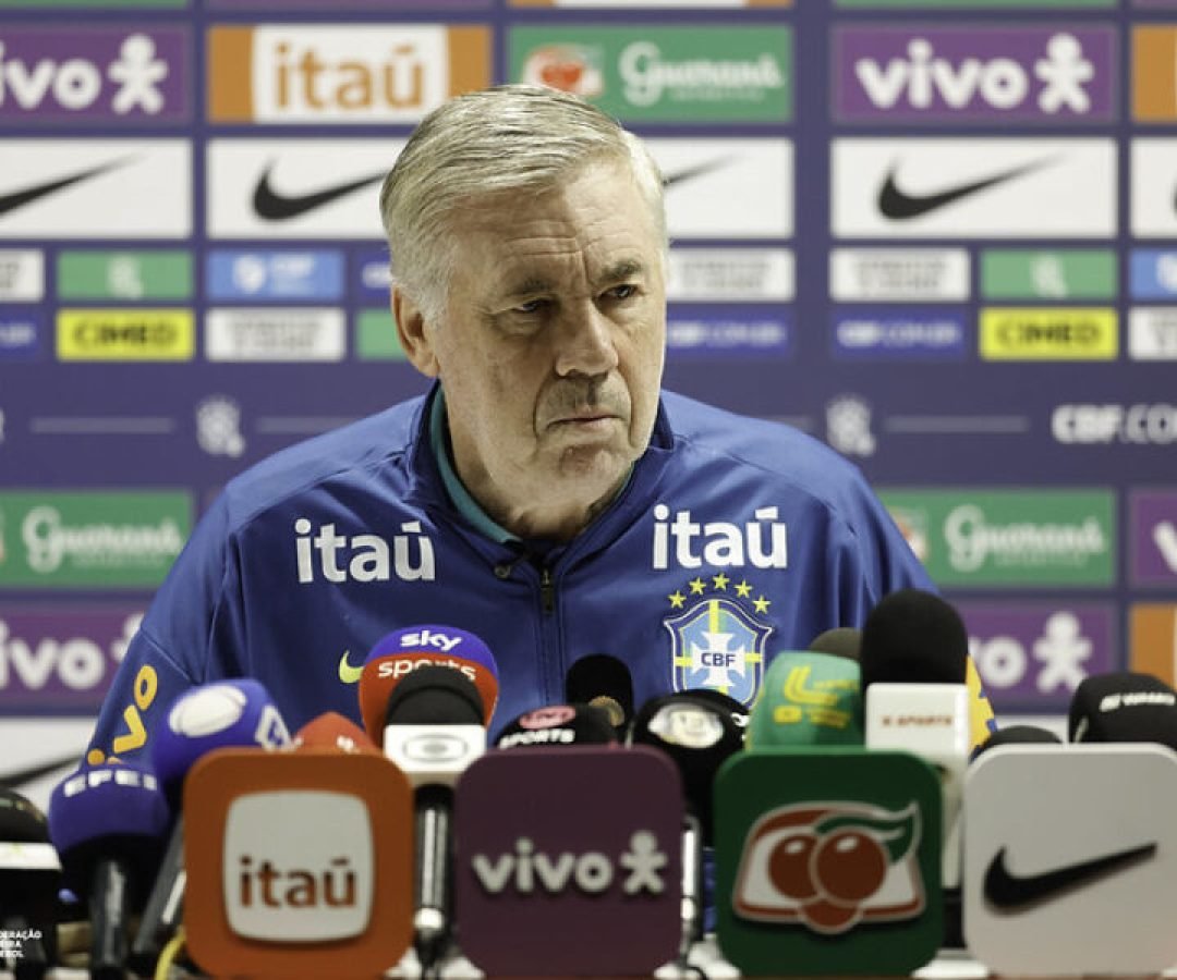 Carlo Ancelotti, técnico da Seleção Brasileira  - Foto: @rafaelribeirorio / CBF