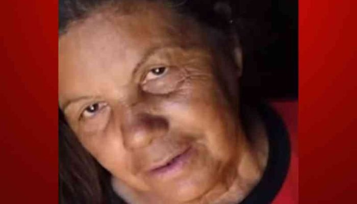 Vítima é Neci Benedita de Sousa, de 62 anos (Reprodução)