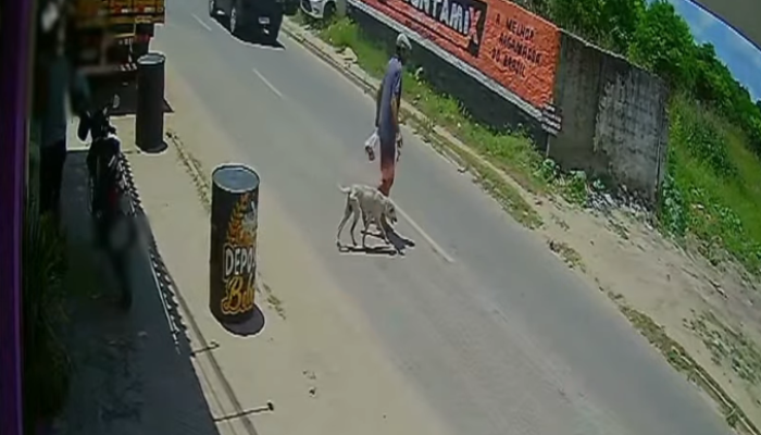 (Imagens de câmera de segurança)