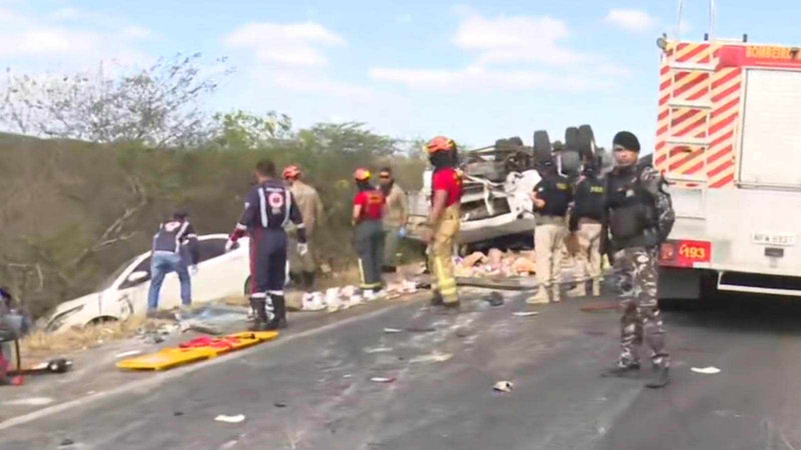 Cinco pessoas morrem e outras ficam feridas em acidente na BR-230, em Soledade. Foto: Reproduçã...