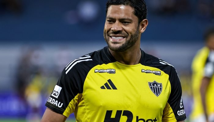 Atacante paraibano Hulk, do Atlético-MG, no confronto contra o Bragantino. Fábio Giannelli/AGIF