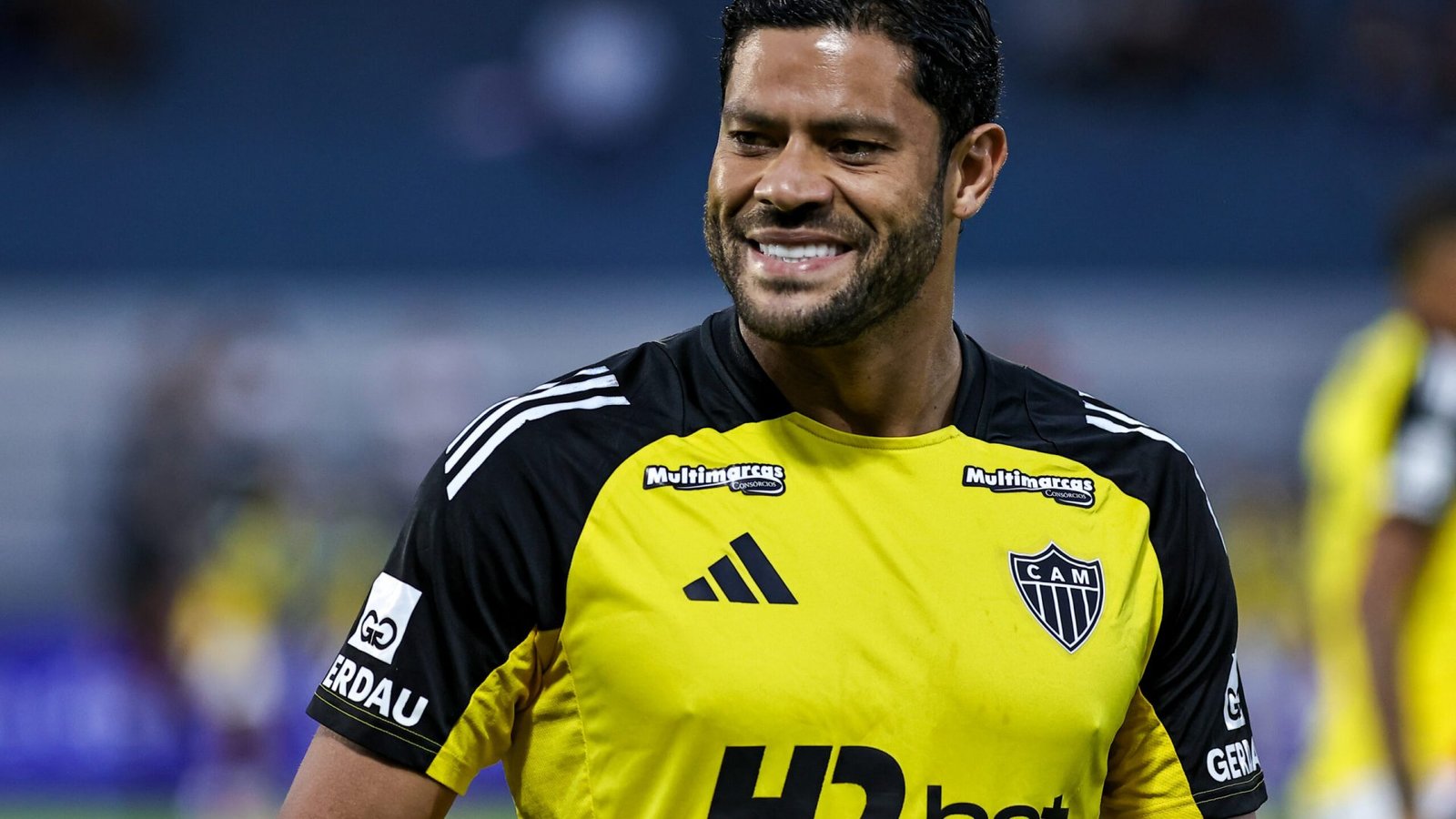 Atacante paraibano Hulk, do Atlético-MG, no confronto contra o Bragantino. Fábio Giannelli/AGIF