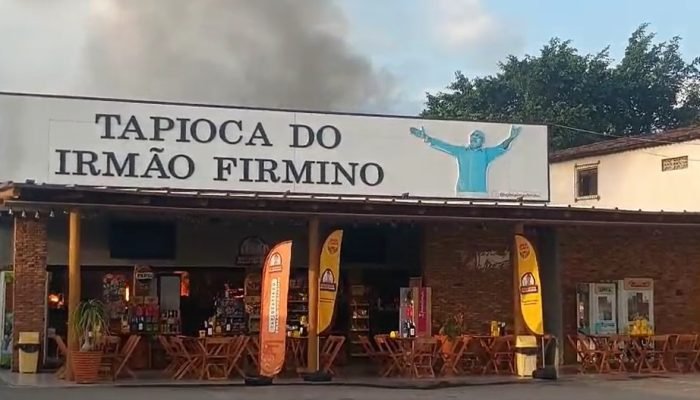Tapiocaria fica às margens da BR-230, em Caldas Brandão.. Foto: Reprodução/TV Cabo Branco