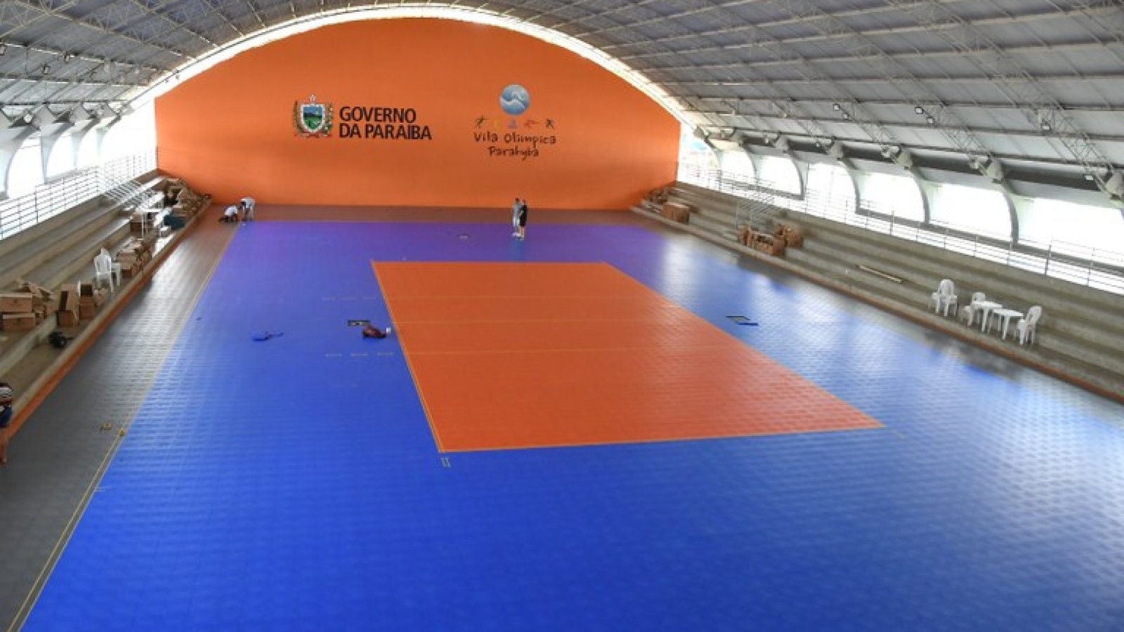 Ginásio da Vila Olímpica Parahyba. Divulgação