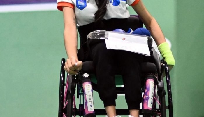 Laíssa Guerreira nas Paralimpíadas Universitárias 2025. (Foto: Alan Morici / CPB)