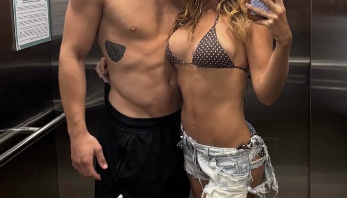 Lucas Pinheiro e Isadora Cruz posta de chamego em hotel em João Pessoa. (Foto: Reprodução/Inst...