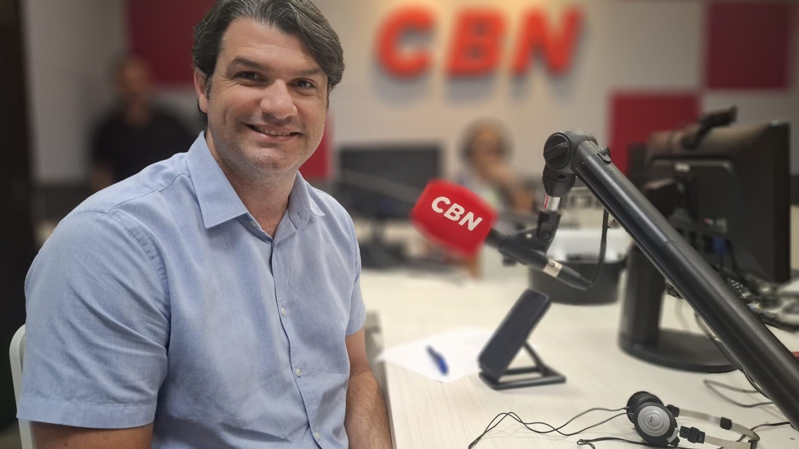 Leo Bezerra em entrevista à CBN João Pessoa. Felipe Nunes