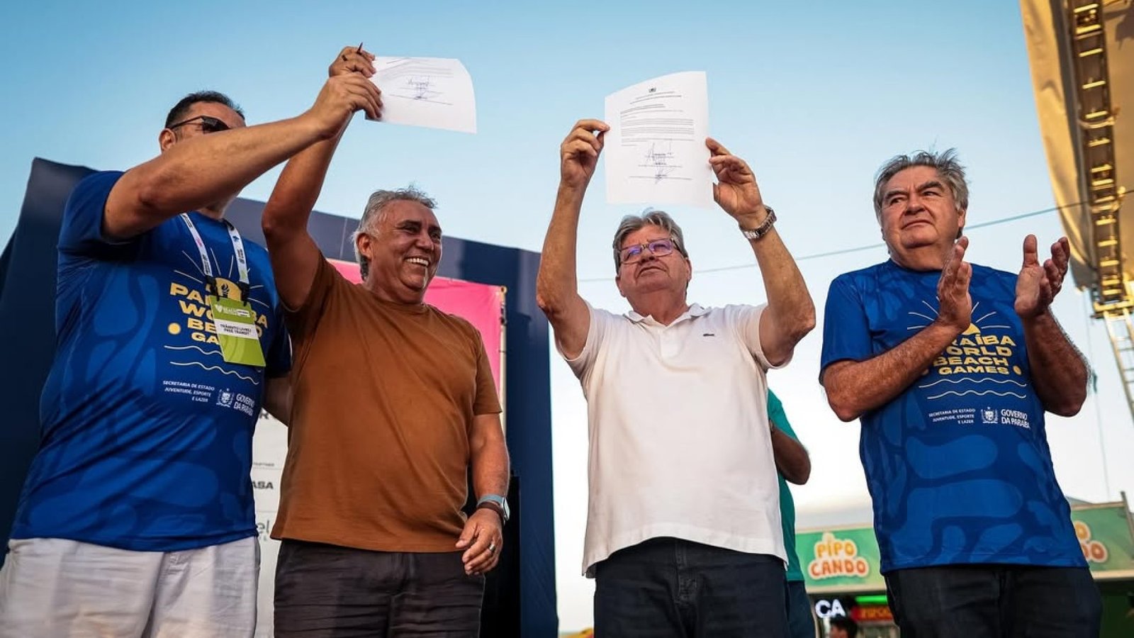 Paraíba renova parceria e sediará novamente o World Beach Games em 2026. Divulgação
