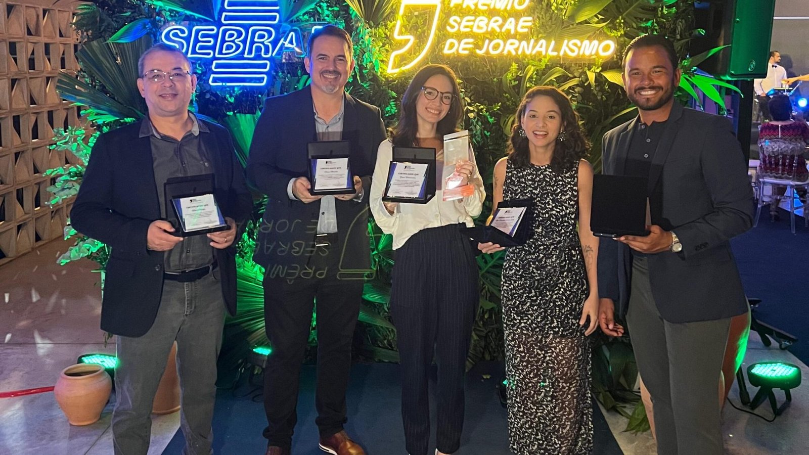 Rede Paraíba ganha cinco prêmios no Sebrae de Jornalismo.