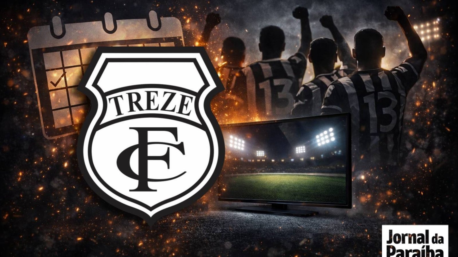 Treze em 2026. Arte/Jornal da Paraíba