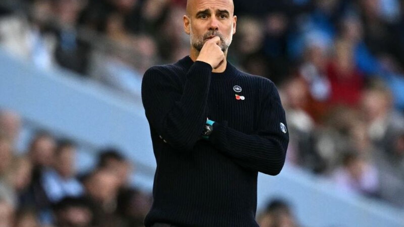 Pep Guardiola, técnico do Manchester City, é alvo da Federação Italiana de Futebol para assum...