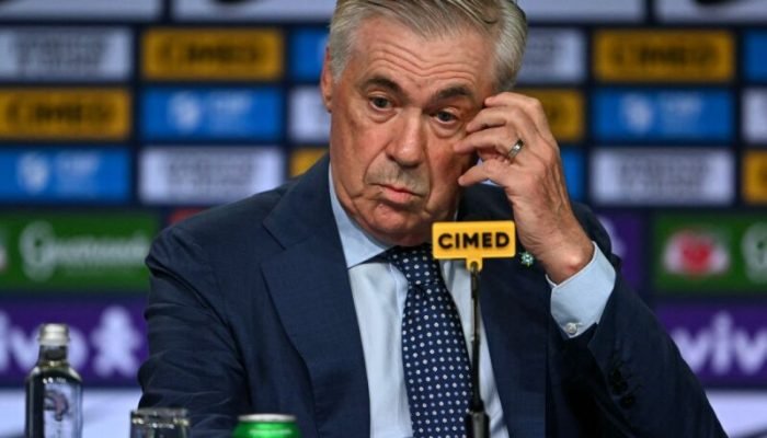 Ancelotti, técnico da Seleção Brasileira - Foto: Mauro PIMENTEL / AFP