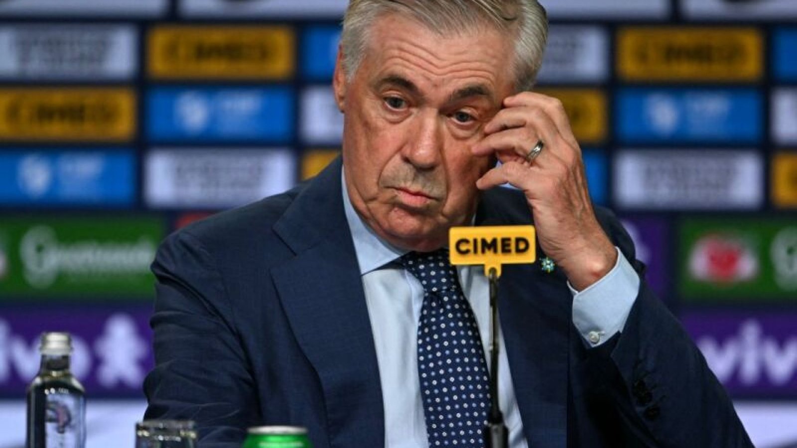 Ancelotti, técnico da Seleção Brasileira - Foto: Mauro PIMENTEL / AFP