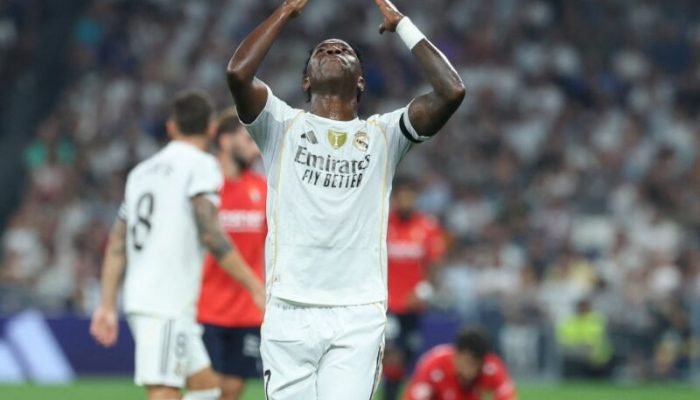 Vinicius Júnior, atacante do Real Madrid - Foto: Thomas Coex/AFP