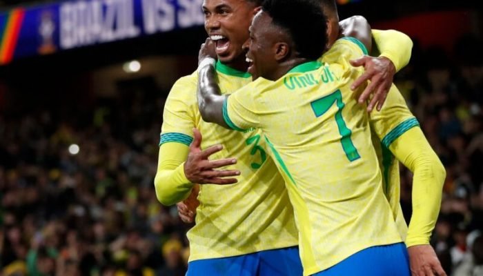 Brasil enfrentou o Senegal em amistoso de preparação para a Copa do Mundo - Foto: Ian Kington...