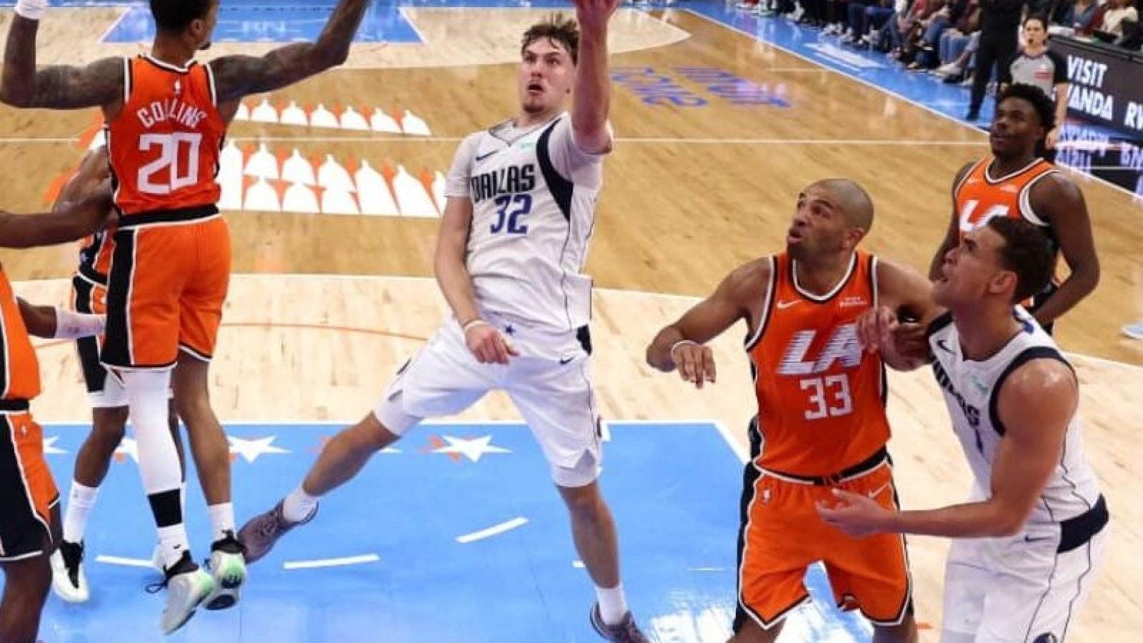 Cooper Flagg desencanta e Mavericks batem Clippers - Foto: Katelyn Mulcahy/Getty Images North A...