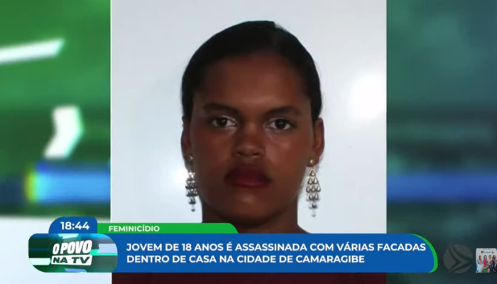 Imagem de vítima de feminicídio em Camaragibe, Sandriele Vieira da Silva - Reprodução
