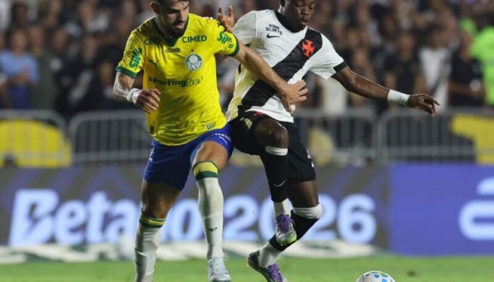 Vasco 2x1 Palmeiras, em São Januário - Foto: Cesar Greco/Palmeiras