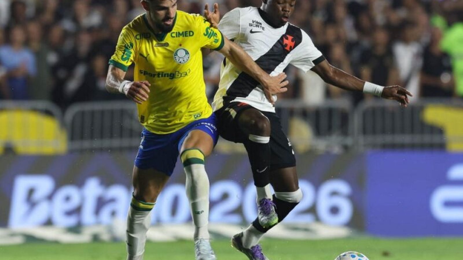 Vasco 2x1 Palmeiras, em São Januário - Foto: Cesar Greco/Palmeiras