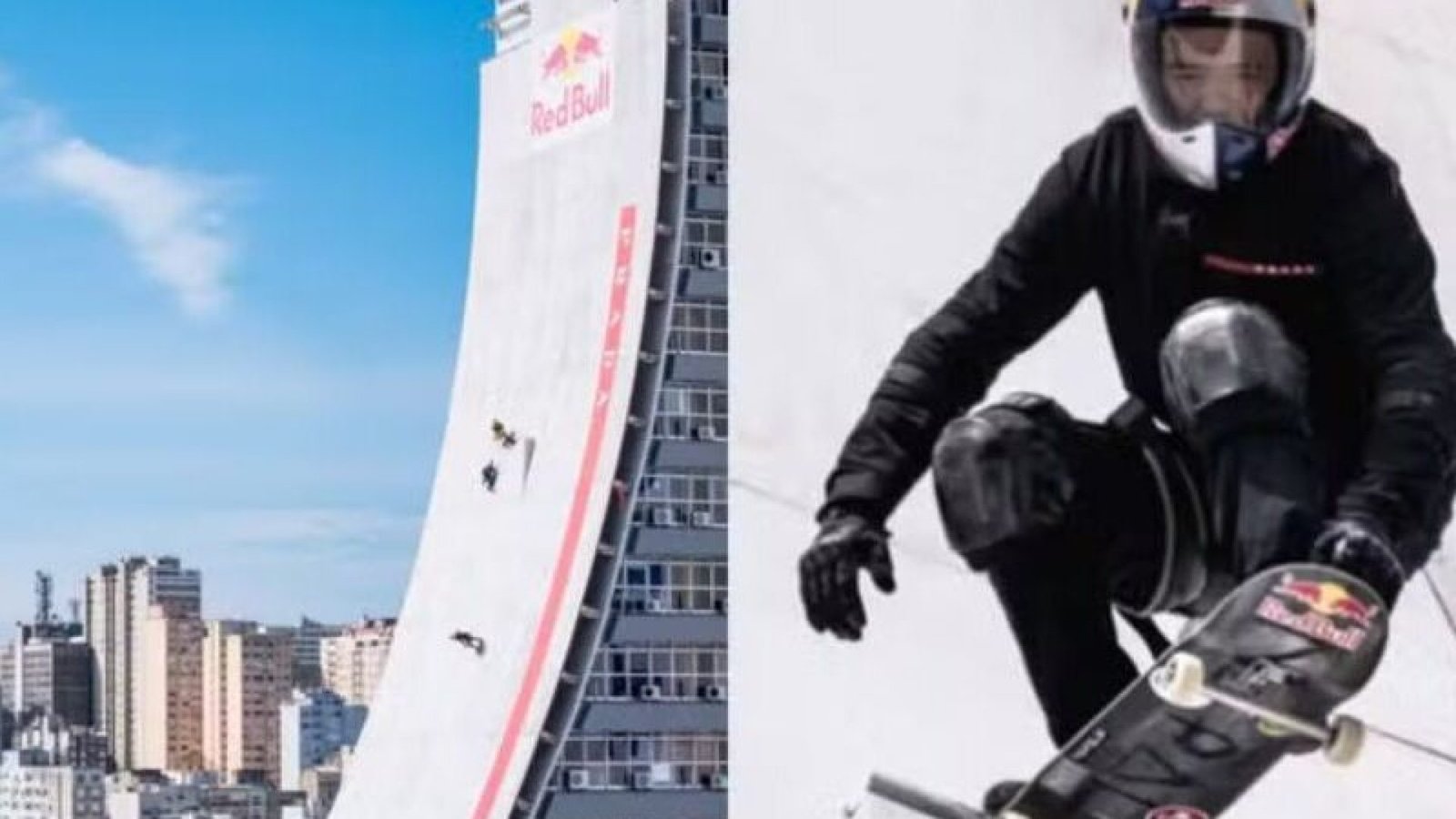 Sandro Dias, o Mineirinho, bate recorde ao descer 70m na maior rampa de skate do mundo - Foto: ...