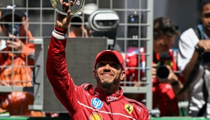 Lewis Hamilton, piloto da Ferrari - Foto: Greg Baker/AFP