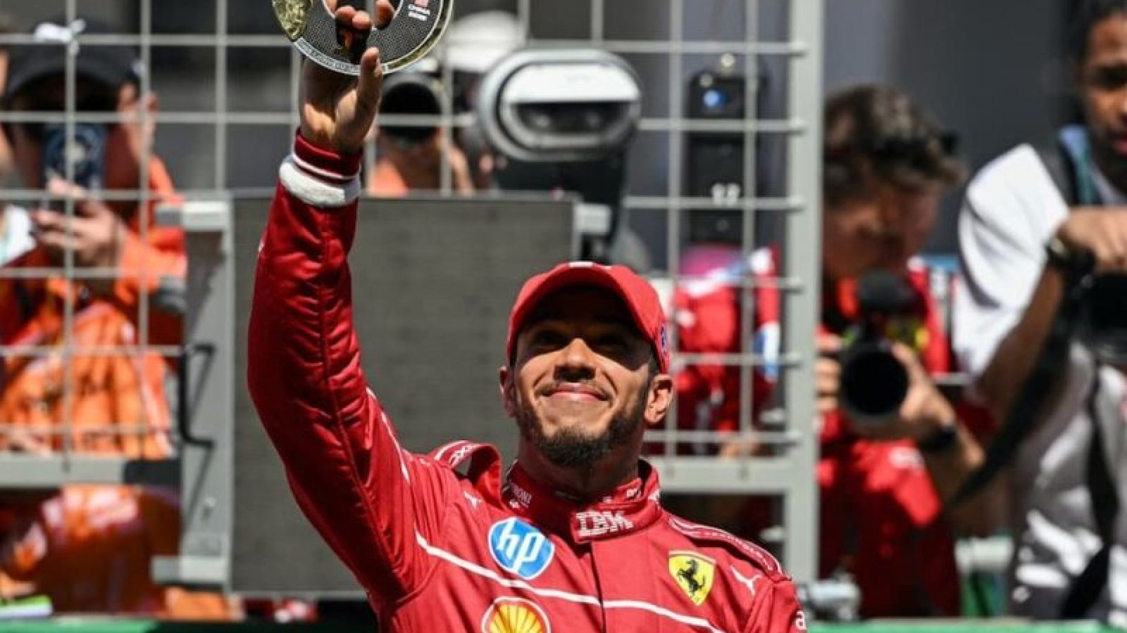 Lewis Hamilton, piloto da Ferrari - Foto: Greg Baker/AFP