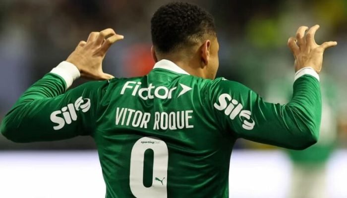 Vitor Roque, atacante do Palmeiras - Foto: Cesar Greco/Palmeiras/by Canon