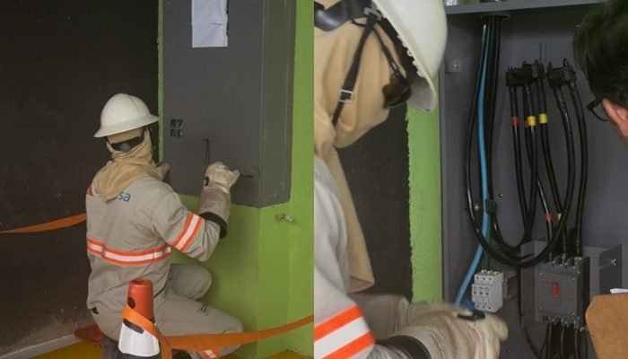 to Velho foi flagrado utilizando energia elétrica de forma irregular na quinta-f