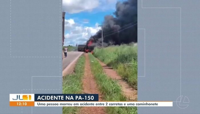 Uma pessoa morre em grave acidente de trânsito na PA-150, em Goianésia do Pará