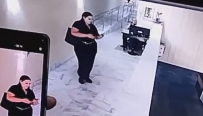 funcionária da Receita federal nesta terça-feira (14), na Tijuca, Zona Norte do