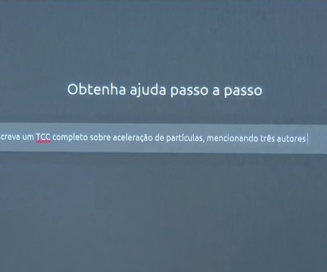Universidades estabelecem regras para o uso de IA na educação Reprodução/TV Globo