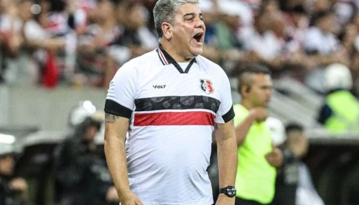 Marcelo Cabo, treinador do Santa Cruz  - Foto: Evelyn Victoria/Santa Cruz