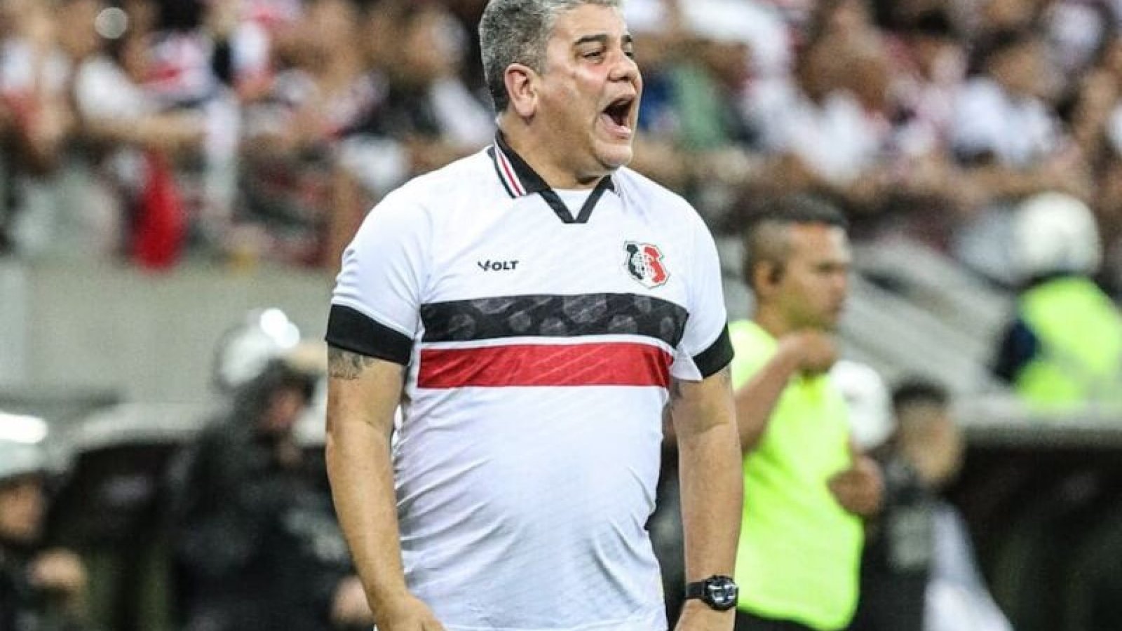 Marcelo Cabo, treinador do Santa Cruz  - Foto: Evelyn Victoria/Santa Cruz