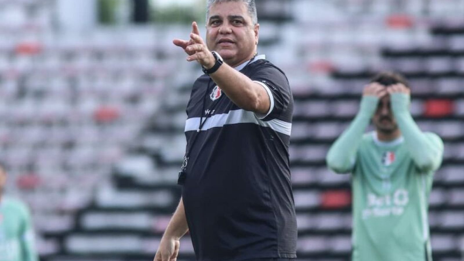 Marcelo Cabo, treinador do Santa Cruz  - Foto: Evelyn Victoria/Santa Cruz