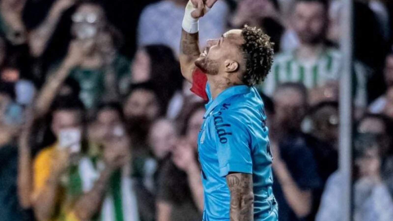 Neymar marcou três gols e garantiu vitória do Santos sobre o Juventude - Foto: X/Santos