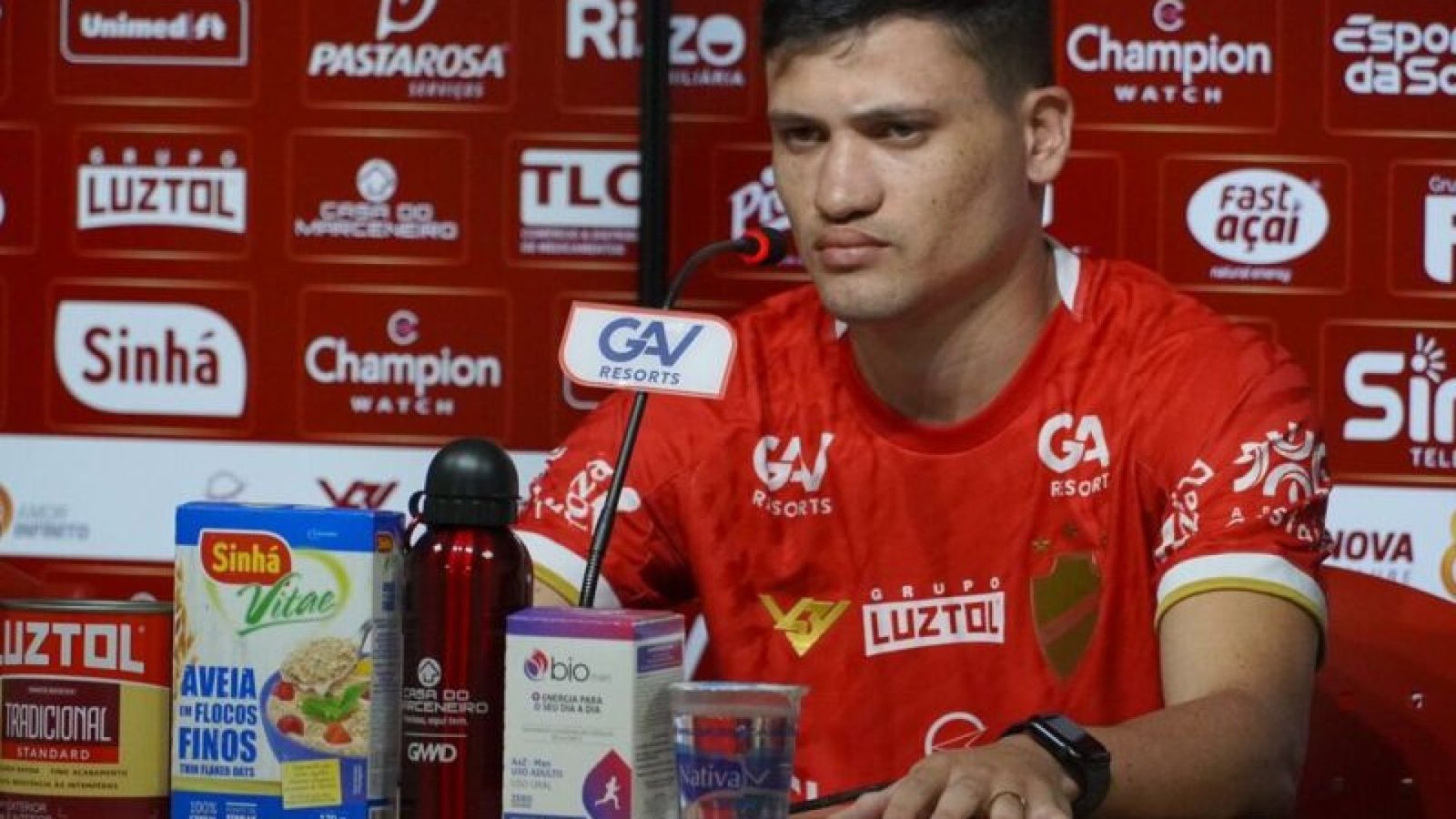 Ronald, novo atacante do Santa Cruz - Foto: Fernando Brito / Vila Nova FC