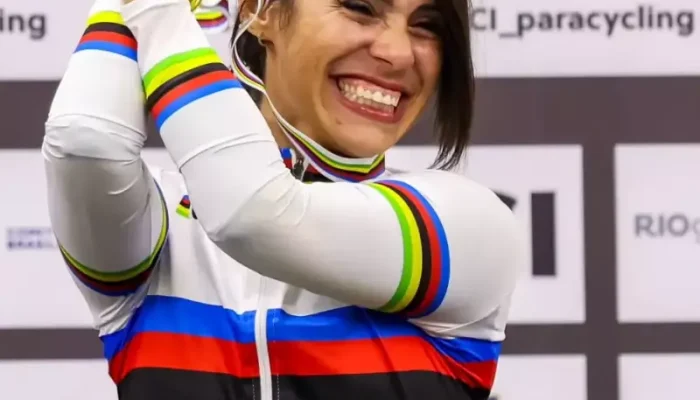 Brasileira venceu na classe WC2 (competidores com deficiência físico-motora) - Foto: Miriam J...